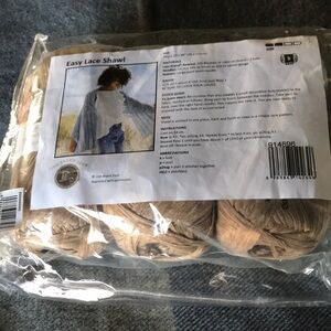 Lions Brand Easy Lace Shawl Knit Kit